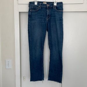 Mother Rascal jeans ankle snippet